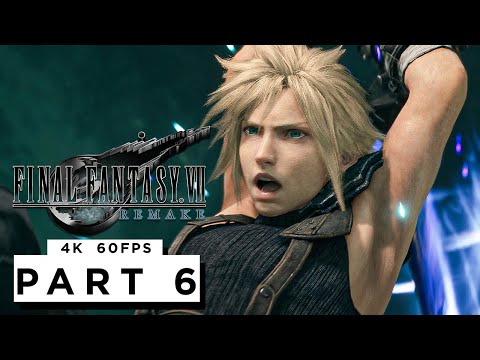 FINAL FANTASY 7 REMAKE PS5 Walkthrough Gameplay Part 6 - (4K 60FPS) FULL GAME