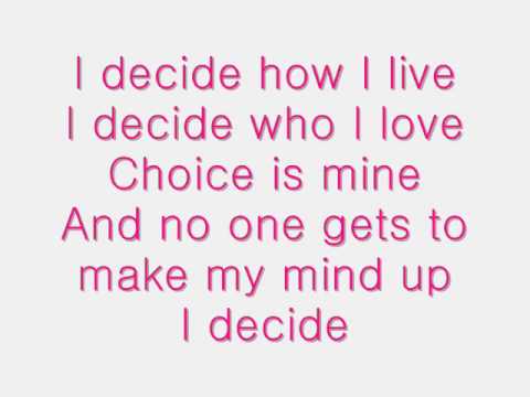 I Decide
