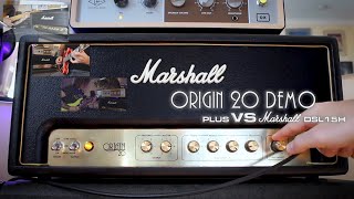 Video thumbnail for Marshall Origin Demo (& ORI20H vs DSL15h Van Halen Riffs) by Brendan Mowat-Smith