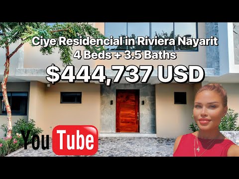 Ciye Residencial | Nuevo Vallarta | 3BR/2.5BA (2024) Solar Home + Amenities | $444,737