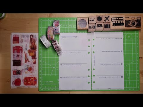 Filofax Wochendeko KW 25