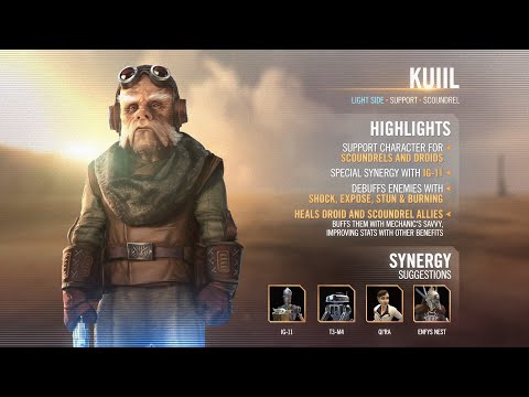 NEW Mandalorian Characters coming to Star Wars Galaxy of Heroes! | A look at Kuiil