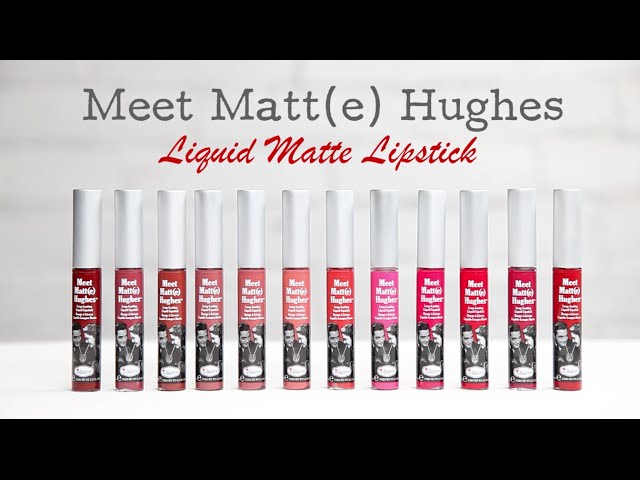 Vidéo teaser pour Meet Matt(e) Hughes: Long Lasting, Liquid Lipstick