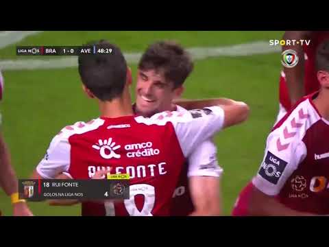 Goal | Golo Rui Fonte: SC Braga (1)-0 Desp. Aves (Liga 19/20 #30)