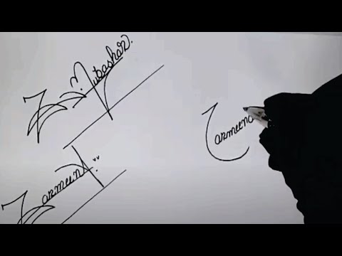 Alphabet Z Signature Style  Professional Signature by Z  by Sign Style Channel