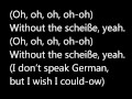 Lady Gaga   Scheiße   Lyrics on screen