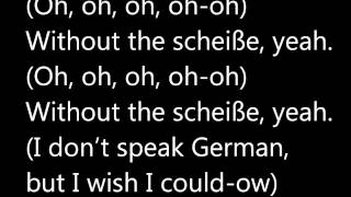 Lady Gaga   Scheiße   Lyrics on screen