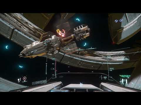 Star Citizen Alpha 3.17 PTU - Trying to Destroy Hull A