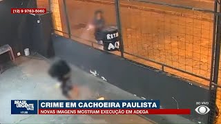 Imagens mostram homicídio em adega na Cachoeira Paulista | BRASIL URGENTE VALE