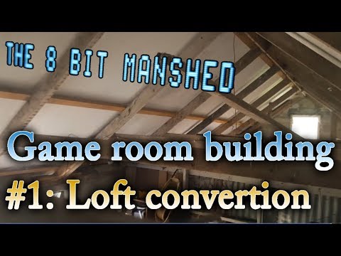 Building a game room #1 - Making a shed loft #1