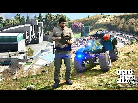 GTA 5 MODS LSPDFR 742 - PARK RANGER PATROL !! (GTA 5 REAL LIFE PC MOD)
