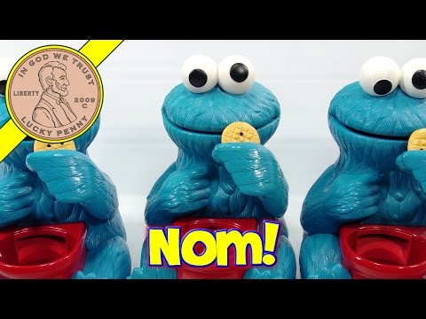 Sesame Street Cookie Monster Crunch Game #42309, 1999 Fisher Price