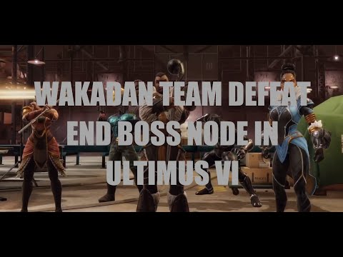 [Marvel Strike Force]Wakandan Team Defeat End Boss Node in Ultimus VI