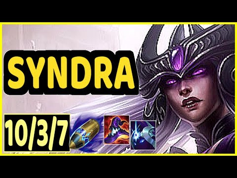 SYNDRA VS VLADIMIR - 10/3/7 KDA MID GAMEPLAY CHALLENGER I