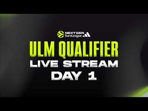 Adidas NextGen EuroLeague ULM 2026 | Day 1 | PART I | Live replay