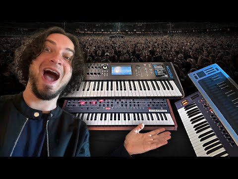 My keyboard rig on tour with Ms. Lauryn Hill & The Fugees