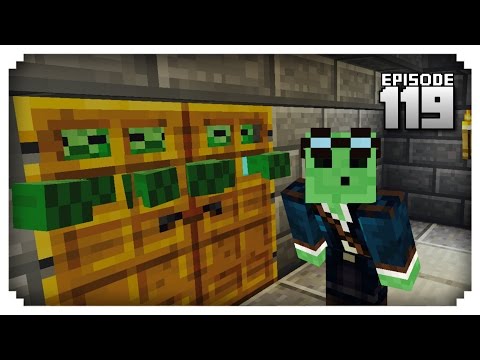 Let's Play Minecraft PE - Ep.119 : Zombies and Enchantments!