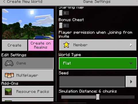 How to create a flat world for Minecraft Maths