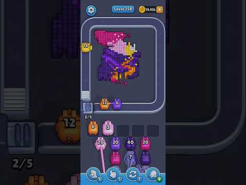 Pixel Flow Level 758 Walkthrough