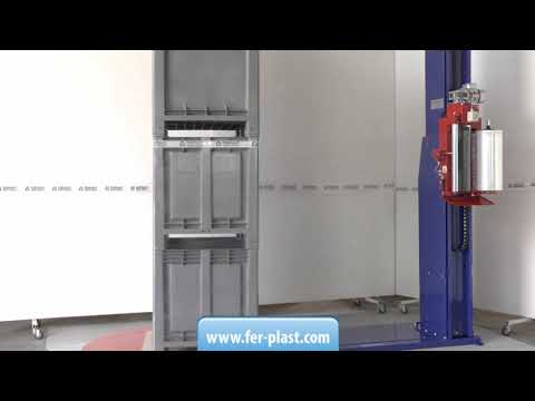 Avvolgitore a tavola rotante da mm. 2000 FP 15 SE - h. 3200 mm - www.fer-plast.com