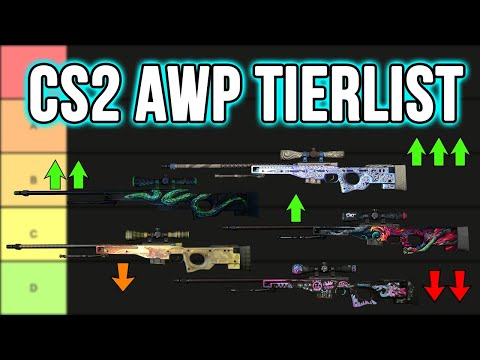 CS2 AWP SKIN TIER LIST (All New Updated AWP Skins Showcase and Ranking)