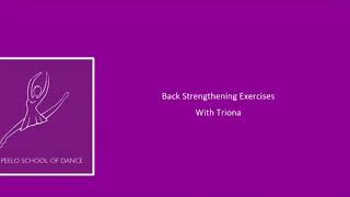 Back strengthening with Triona