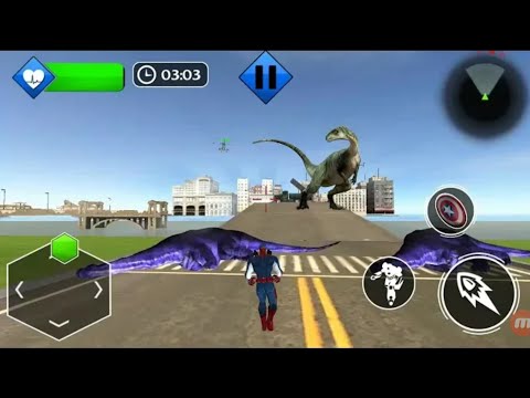 Super Captain Hero Flying Robot Rescue Mission Android Gameplay
