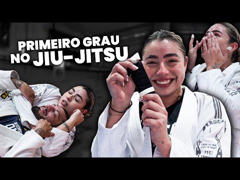MY FIRST JIU JITSU STRIPE | i submitted my coach / white belt
