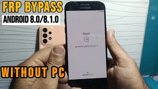 All Samsung ANDROID 8.0 | 8.1.0 FRP Bypass  (Without PC) 2024
