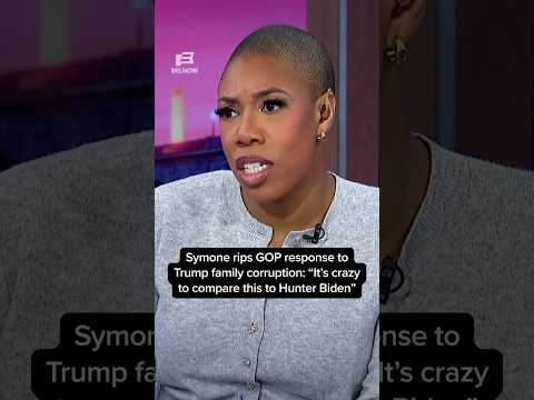 Symone rips GOP response to Trump family corruption: 'It’s crazy to compare this to Hunter Biden'