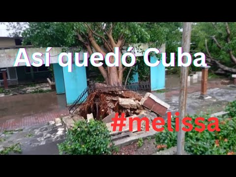 HURACÁN Melissa_impacto en Mella_Santiago de Cuba