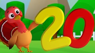 Numbers Song  Learn Numbers With Farmees  1-20  So