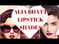7 Lipstick Shades Of Alia Bhatt | Bollywood Lipstick Shades