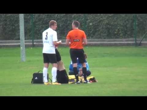 tv.nsk.pl 2016-10-01 KS Błękitni Raciąż - MKS Czarni Węgrów 2-0 (0-0) interwencja lekarska