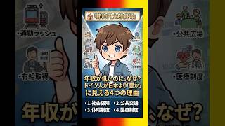 🎪『節約円太郎劇場』  #14  年収が低いのに、なぜドイツ人が日本より「豊か」に見える4つの理由