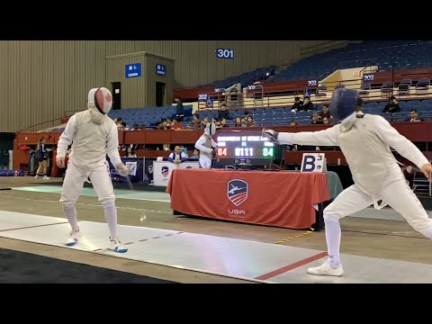 BUDOVSKYI Borys VS SENIC Lucas T8 November NACCadet Men's Foil