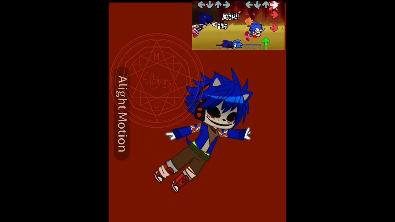 Confronting Yourself Friday Night Funkin v.s Sonic.EXE (but it's gacha club)