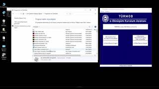 TÜRMOB Asistan Uygulaması Genel Kullanım | (Java, TÜRMOB e-İmza, Mali 