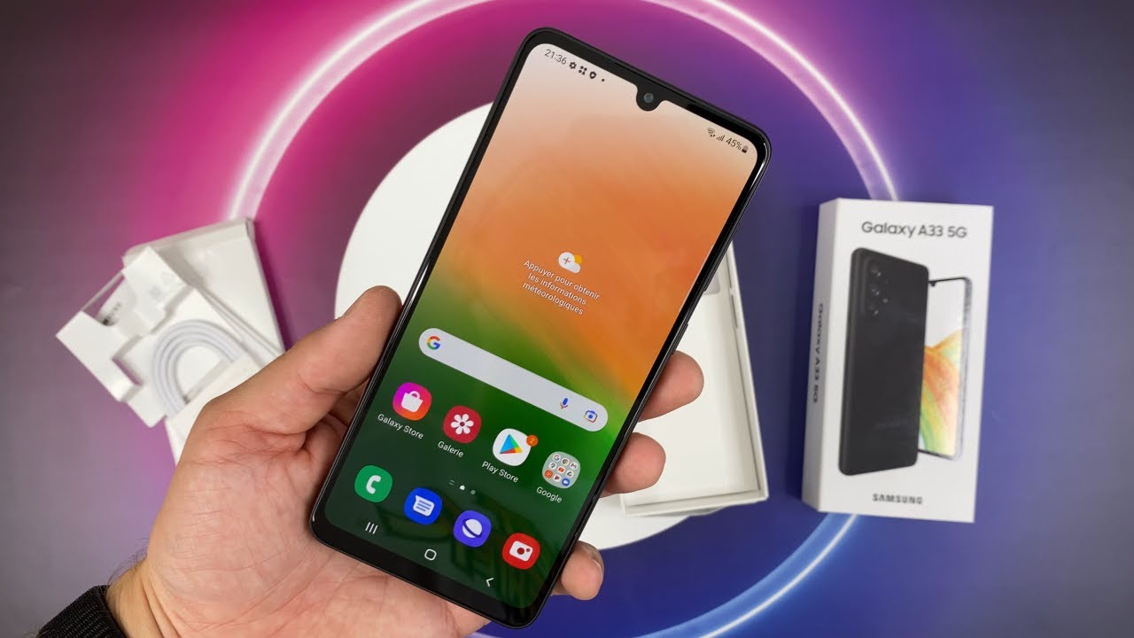 Déballage du Samsung Galaxy A33