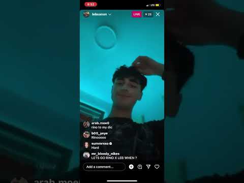 summrs (rino) joins lebxanon instagram live! + lebxanon snippet