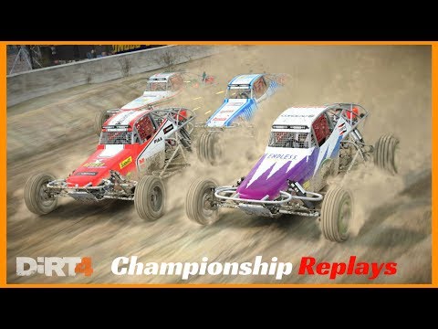 Dirt 4 gameplay LandRush Buggy Championship | Race Replays | PS4 PRO #Dirt4