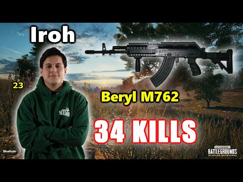 TSM Iroh & Vard - 34 KILLS - Beryl M762 - DUO vs SQUADS! - PUBG