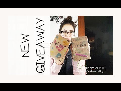 YES IT'S A NEW GIVEAWAY! CORKED AROMA THERAPY VEGAN  | Connie's RAWsome kitchen