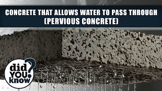 Concrete that allows water to pass through | Pervious Concrete |  Designs by Ariya