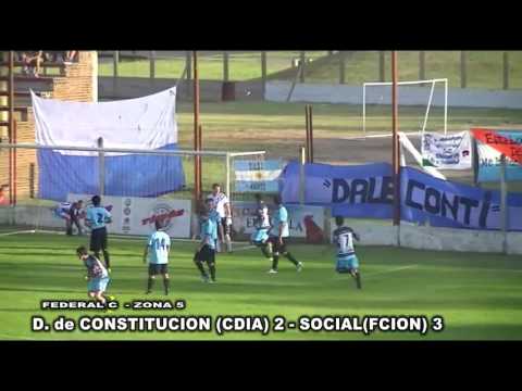 CLUB SOCIAL Y DEPORTIVO FEDERACION VS CONSTITUCION   FECHA 1 FEDERAL C