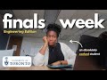 FINALS WEEK🎧📚most productive study days (and nights) ever, engineering ​@UofT