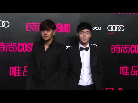 [LEGENDADO] COSMO Fashion Festival - Zhang Yixing Lay & Show Luo Red carpet