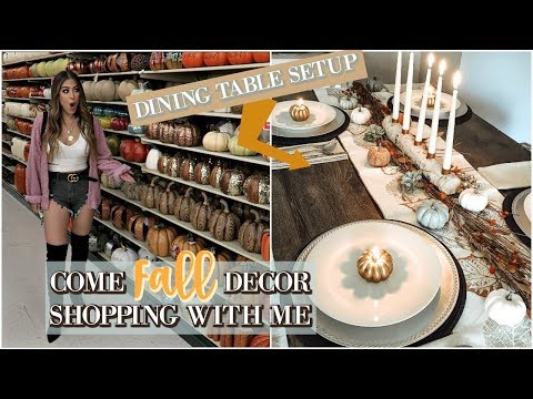 FALL HOME DECOR 2018 HAUL & COME SHOPPING WITH ME Video