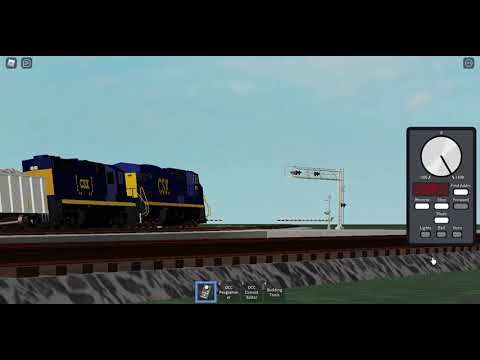 CSX 894 GEVO Leads (BOUNCY CARS) Threw curve