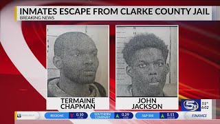 Two Inmates Escape from Clarke County Jail